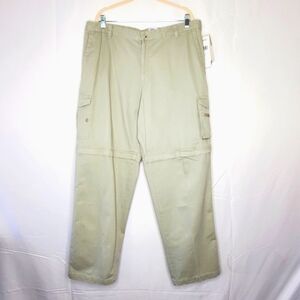 Columbia Men's Convertible Pants Size XL High ROC Adjustable Waist Hiking NEW